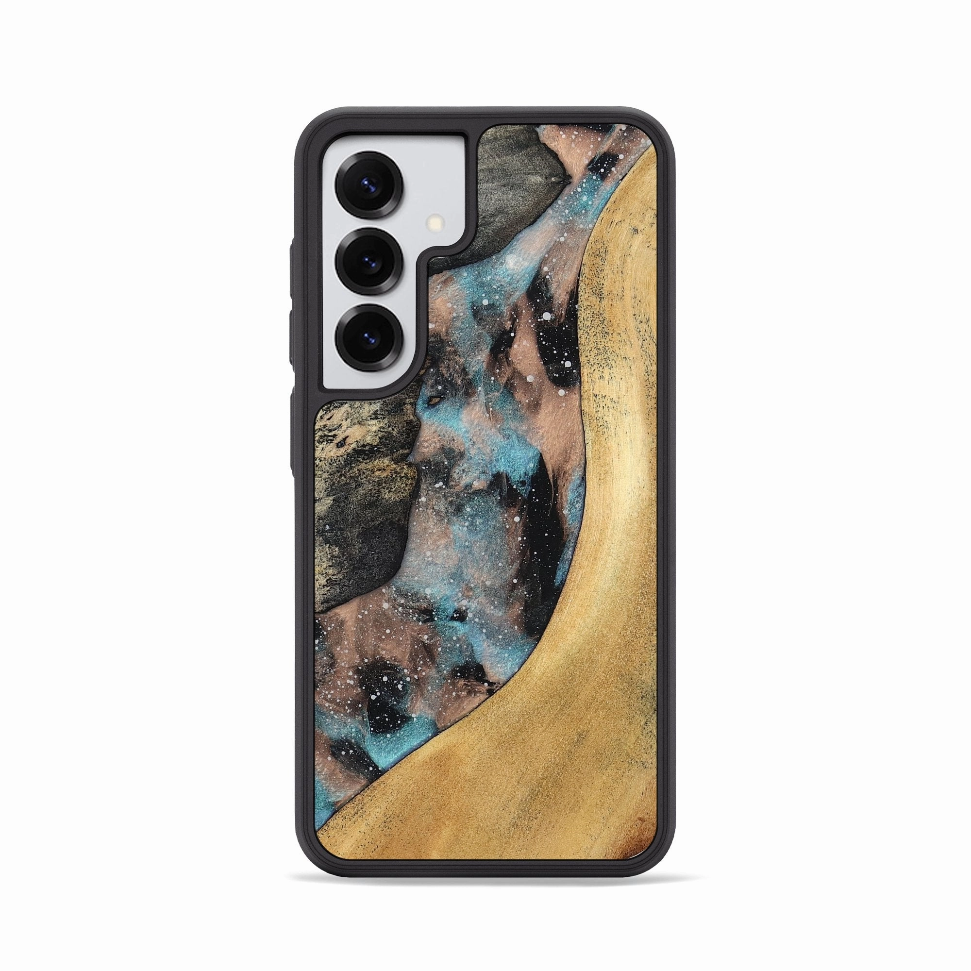 Galaxy S25 Wood Phone Case - Miley (Cosmos, 779407) Protective Screen