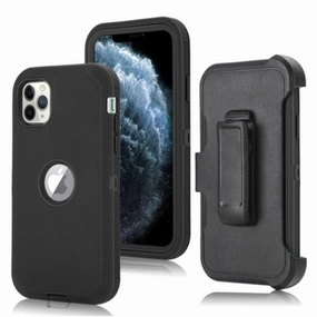Drop Protection Screen Defense Phonix Case For Iphone 12 Pro Max Black Diamond CaseHeavy Duty Includes Back Clip