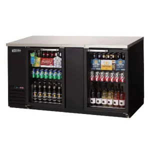 Everest - EBB69G-24, Commercial 68" Back Bar Cooler