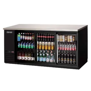 Everest - EBB90G-SD, Commercial 89" Back Bar Refrigerator Cooler