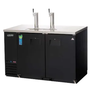 Everest - EBD2-24, Commercial 57" Direct Draw Keg Refrigerator Cooler Beer Dispenser 17 cu. ft.
