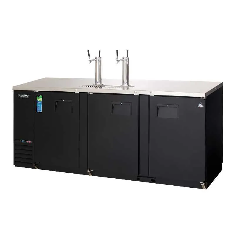 Everest - EBD4-24, Commercial 89" Keg Refrigerator Direct Draw Cooler Beer Dispenser
