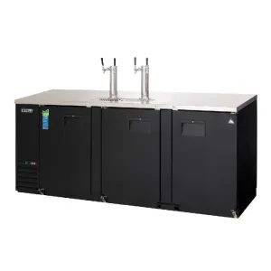 Everest - EBD4, Commercial 89" Keg Refrigerator Direct Draw Cooler Beer Dispenser