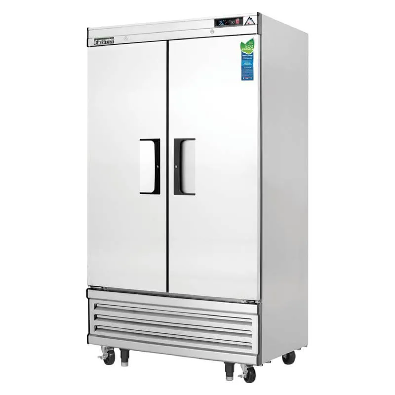 Everest - EBSR2, Commercial 49" Two Solid Door Reach-In Refrigerator 48 cu.ft.
