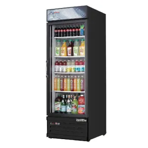 Everest - EMGR24B. Commercial 28" 1 Swing Glass Door Merchandiser Refrigerator 25 cu.ft
