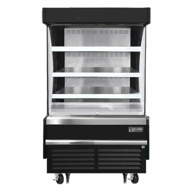 Everest - EOMV-36-B-28-S, Commercial 37" Open Air Display Merchandiser Vertical