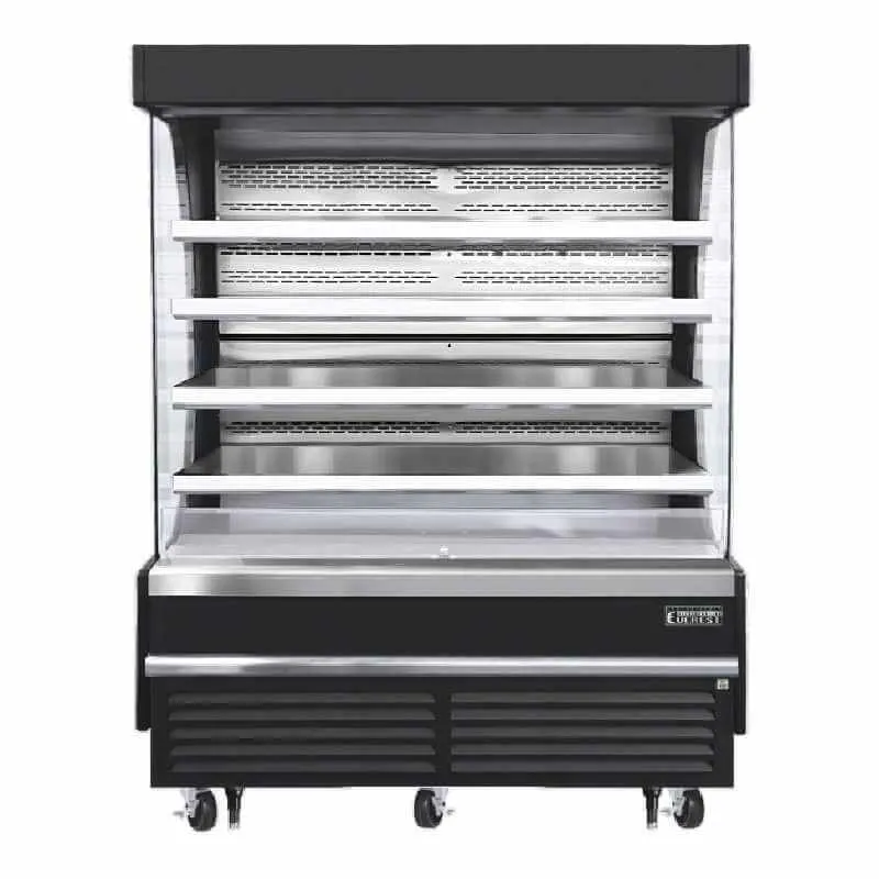 Everest - EOMV-72-B-35-T, Commercial 73" Vertical Open Air Display Merchandiser Refrigerator 37 cu. ft.