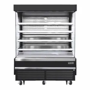 Everest - EOMV-72-B-35-T, Commercial 73" Vertical Open Air Display Merchandiser Refrigerator 37 cu. ft.