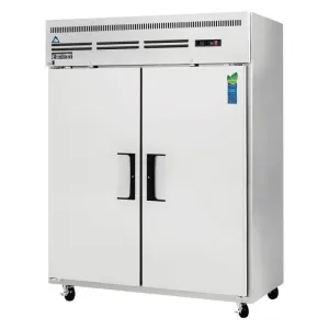 Everest - ESWR2, Commercial 59" Two Solid Door Reach-In Refrigerator