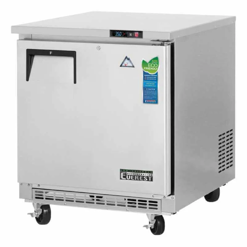 Everest - ETBR1, Commercial 27" Undercounter Worktop Refrigerator 7.5cu.ft NSF