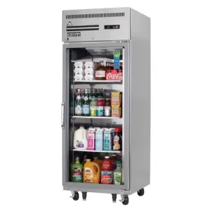 Everest's - ESGR1, 29" One Glass Door Reach-In Refrigerator 23 cu.ft.