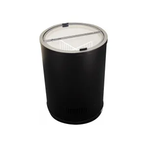 Excellence Industries - RF-77HC, 22" Commercial Glass Top Ice Cream Barrel Freezer 2.5 cu. ft.