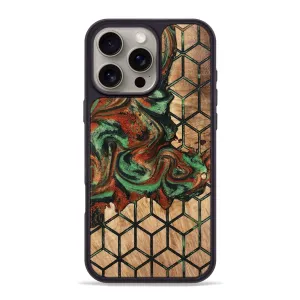 Iphone 16 Pro Max Wood Phone Case - Yasmin (Pattern, 776352) HD Clarity