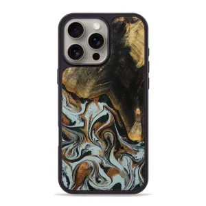 Fingerprint Repellent Anti Fog Iphone 16 Pro Max Wood Phone Case - Paris (Green, 778238)