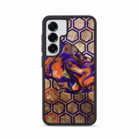 Dustproof Cover Fingerprint Shield Galaxy S25 Wood Phone Case - Helene (Pattern, 779438)