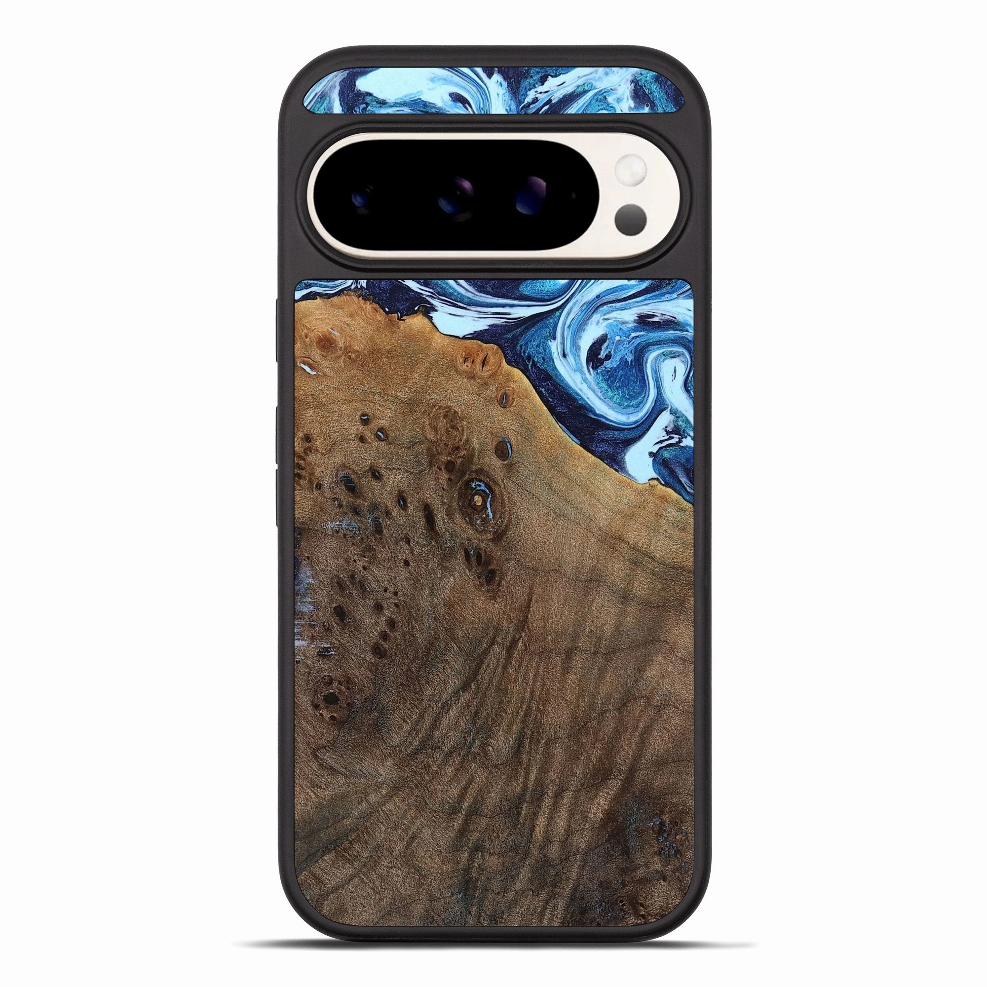 Pixel 10 Pro Xl Wood Phone Case - Carina (Blue, 771663) Privacy Screen Smooth Touch