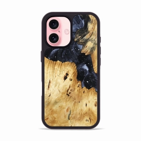 Smooth Touch Film Anti Spy Film Iphone 16 Wood Phone Case - Alitzel (Cosmos, 781300)