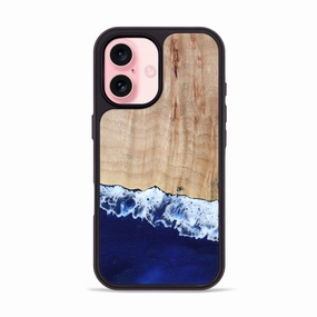 Iphone 16 Wood Phone Case - Dylan (Coastal, 778693) Anti Reflection Anti Scratch Coating