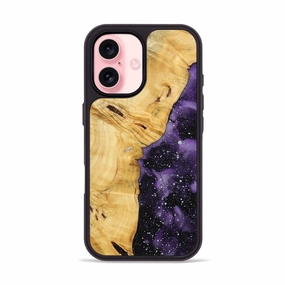 Iphone 16 Wood Phone Case - Geri (Cosmos, 774841) Anti Reflection High Transparency