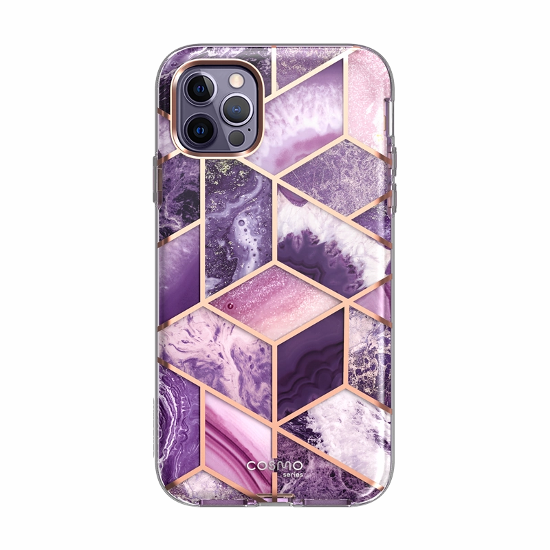 Iphone 14 Pro Cosmo Case - Marble Purple Ultra Slim Protector