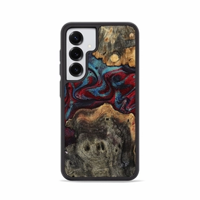 Oleophobic Coating Screen Guard Galaxy S25 Wood Phone Case - Palmer (Red, 781113)