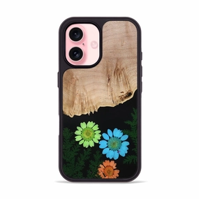 Scratch Protection Anti Finger Grease Iphone 16 Wood Phone Case - Smith (Bloom, 778130)