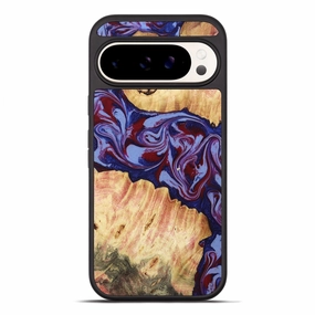 Pixel 10 Pro Xl Wood Phone Case - Ashely (Red, 781330) Oleophobic Coating Anti Finger Smear