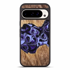 Anti Finger Streak Pixel 10 Pro Xl Wood Phone Case - Nataly (Purple, 769897)