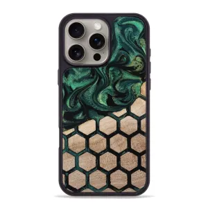 Bubble Free HD Screen Protector Iphone 16 Pro Max Wood Phone Case - Ami (Pattern, 779652)