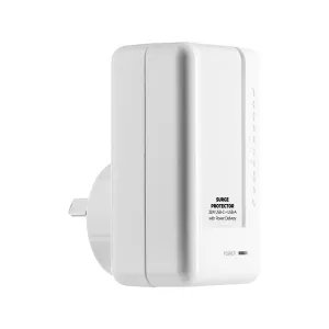 Flexible Cable 3Sixt Powerguard Surge Protector 32W Usb-C   Usb-A