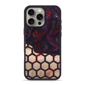 Iphone 16 Pro Max Wood Phone Case - Darcy (Pattern, 777163) Self Healing Anti Static Film
