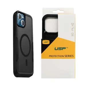 Tempered Screen Protector Anti Blue Light Usp Case For Iphone 17 Pro Black Armor Light Case Compatible With Magsafe