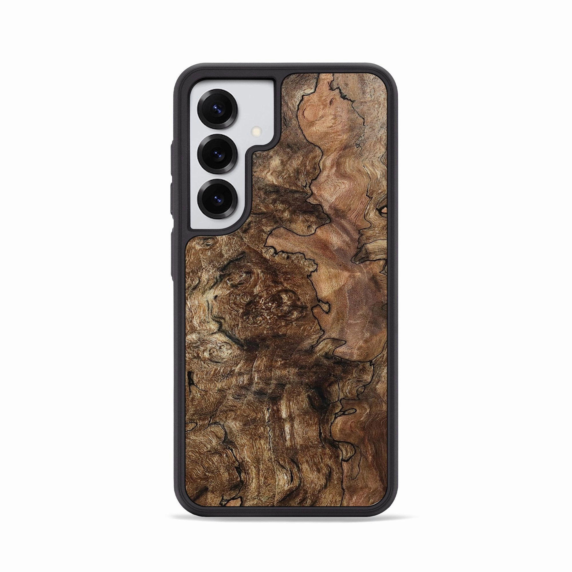 Galaxy S25 Wood Phone Case - Harriet (Wood Burl, 781866) Anti Reflection Coating
