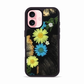 Soft Edge Edge Protection Iphone 16 Wood Phone Case - Jess (Bloom, 781406)