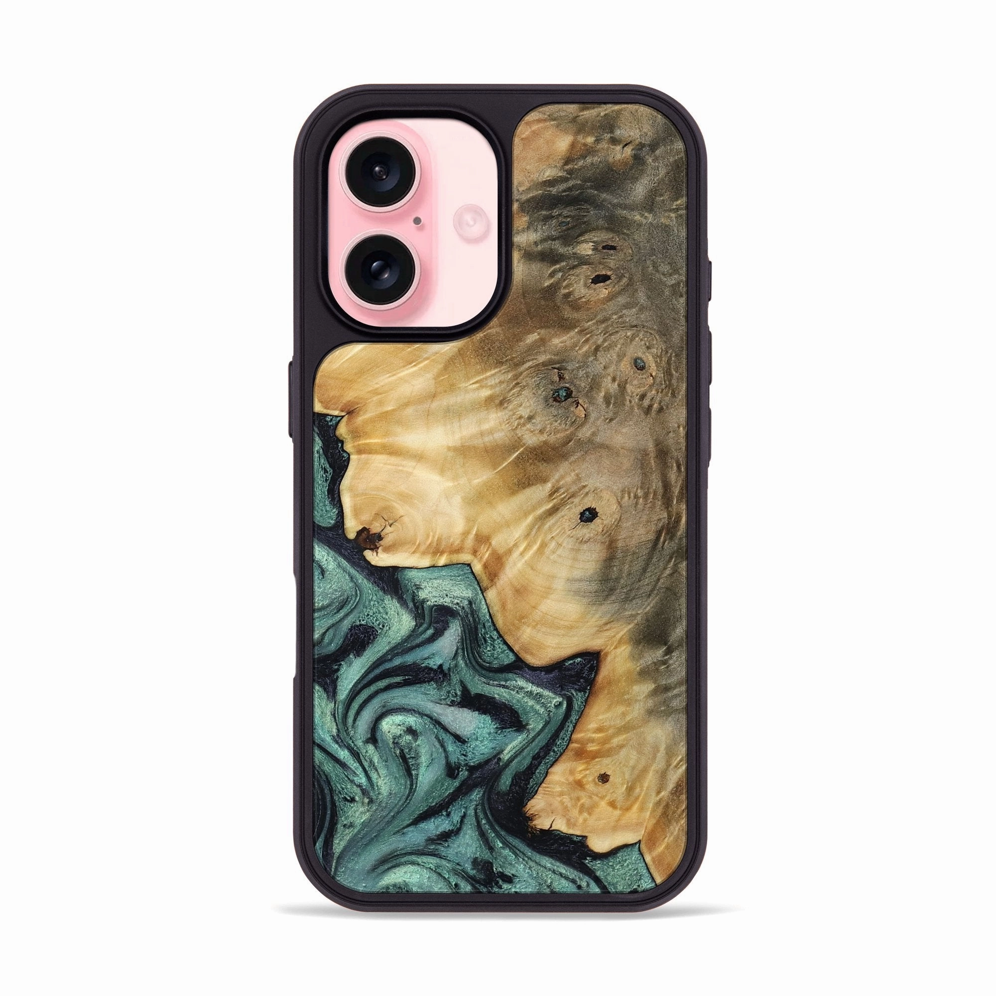 Case Friendly Iphone 16 Wood Phone Case - Lorna (Green, 780462)