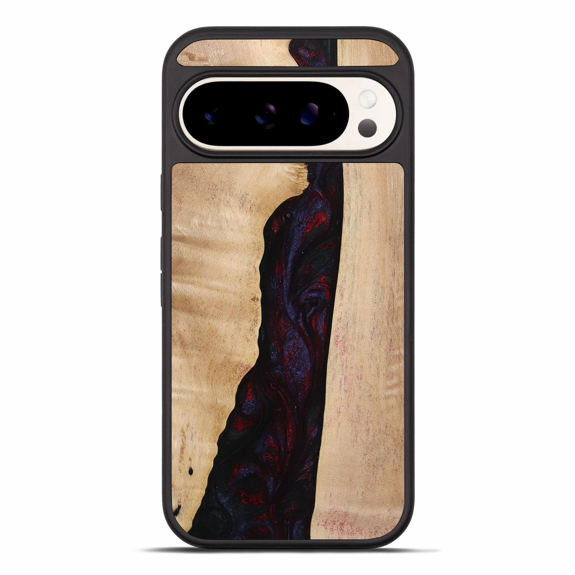 Pixel 10 Pro Xl Wood Phone Case - Darron (Red, 773570) Anti Finger Grease Anti Static Film