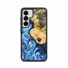 Protective Film Galaxy S25 Wood Phone Case - Tanesha (Blue, 772812)