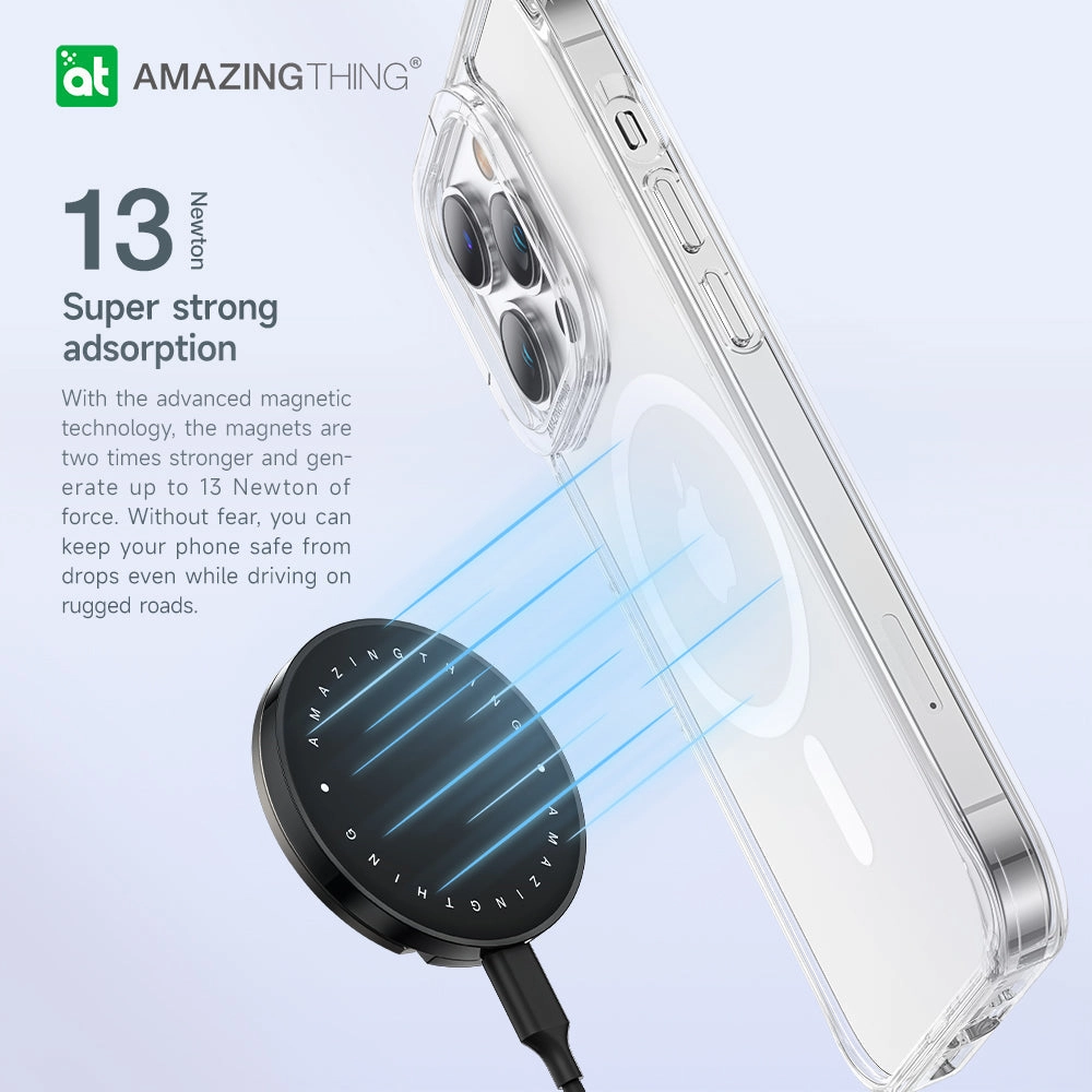Minimal Mag 6.5 Ft Drop Proof Case | Iphone 14 Series Anti Finger Smudge