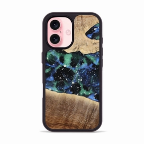 Iphone 16 Wood Phone Case - Silas (Cosmos, 776533) Anti Finger Mark