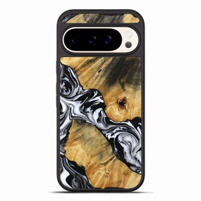 High Transparency Easy Installation Pixel 10 Pro Xl Wood Phone Case - Romina (Black & White, 770188)