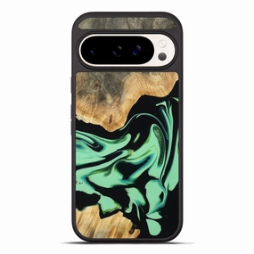 Pixel 10 Pro Xl Wood Phone Case - Saniya (Green, 781765) Soft Edge