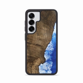 Edge to Edge Protection Galaxy S25 Wood Phone Case - Carmine (Coastal, 781865)