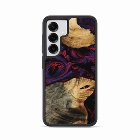 Anti Oil Film Galaxy S25 Wood Phone Case - Maynard (Red, 771139)
