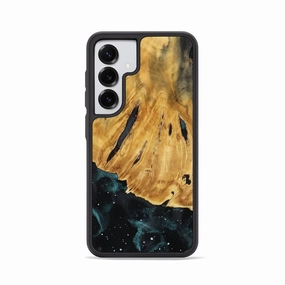 Shock Absorption Anti Finger Streak Galaxy S25 Wood Phone Case - Neil (Cosmos, 780575)
