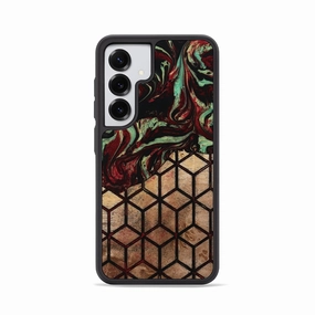 Edge Guard Scratch Protection Galaxy S25 Wood Phone Case - Evan (Pattern, 773609)