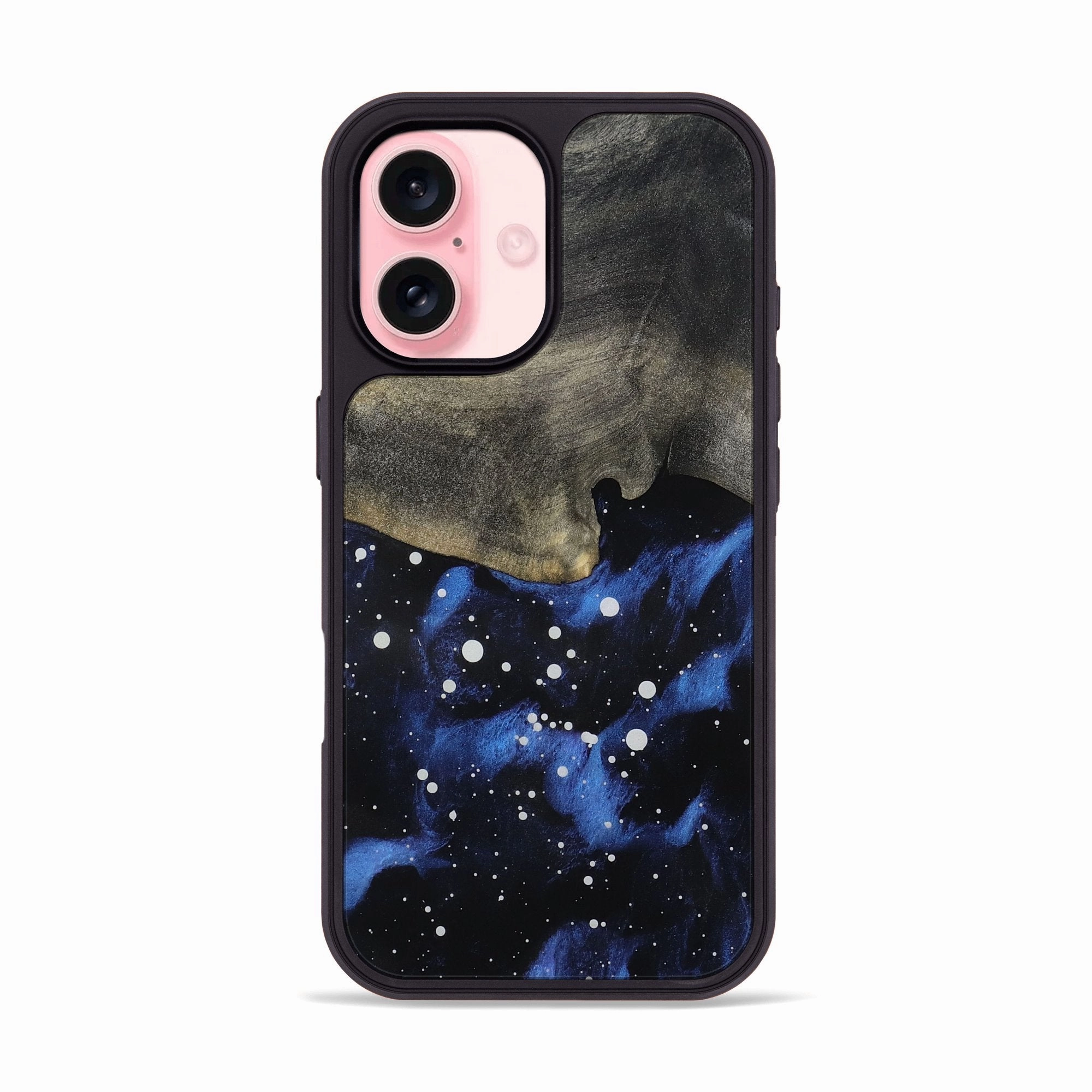 Iphone 16 Wood Phone Case - Bridger (Cosmos, 781980) Impact Protection Shock Absorption