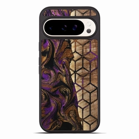Pixel 10 Pro Xl Wood Phone Case - Reed (Pattern, 776723) Oleophobic Coating Anti Finger Oil