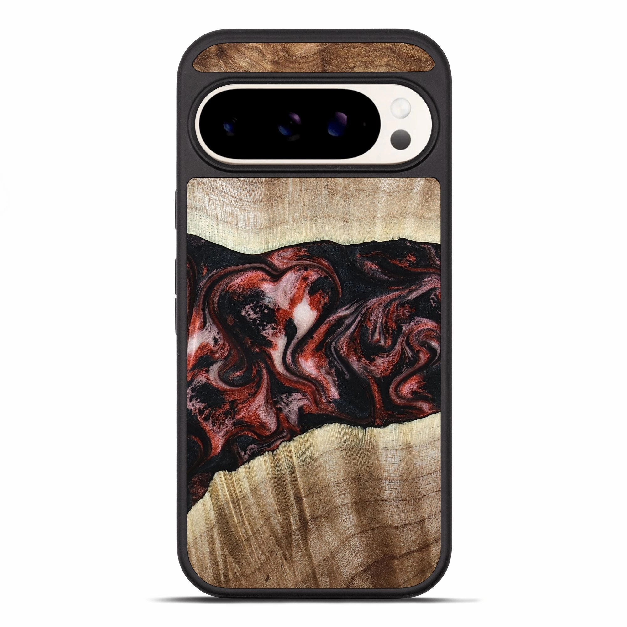 Easy Installation Anti Finger Mark Film Pixel 10 Pro Xl Wood Phone Case - Jamie (Red, 781056)