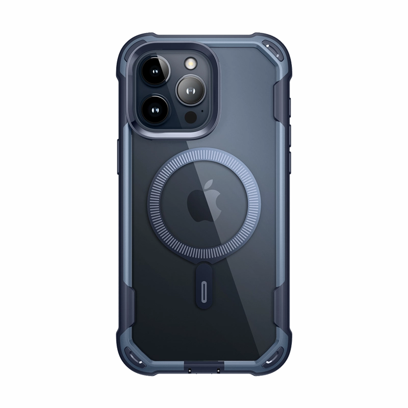 Screen Defense Bubble Free Installation Iphone 15 Pro Max Ares Mag Case - Blue