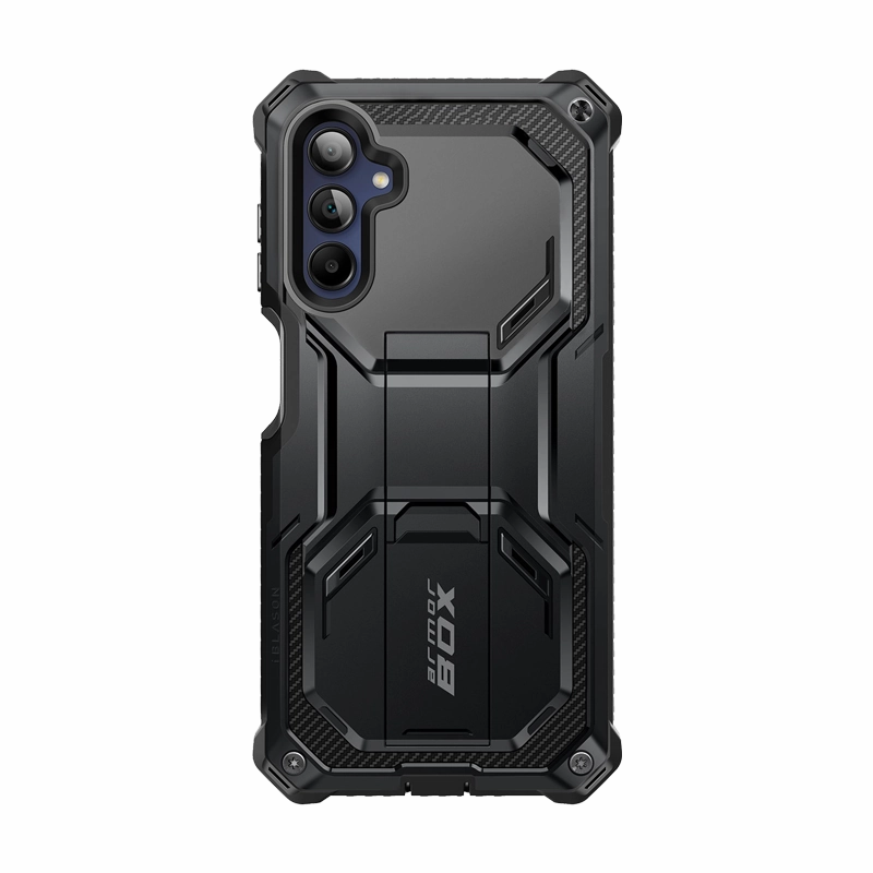 Scratch Proof Glass Fingerprint Resistant Screen Galaxy A15 Armorbox Case - Black